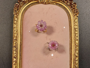 Anillo de crisantemo natural